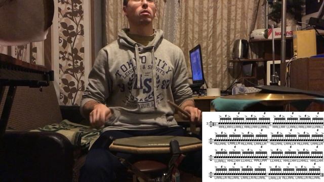 Работа над Accents and Rebounds Development Triplet Feel Упражнение 3 Темп-60 (24.12.23) смотреть онлайн