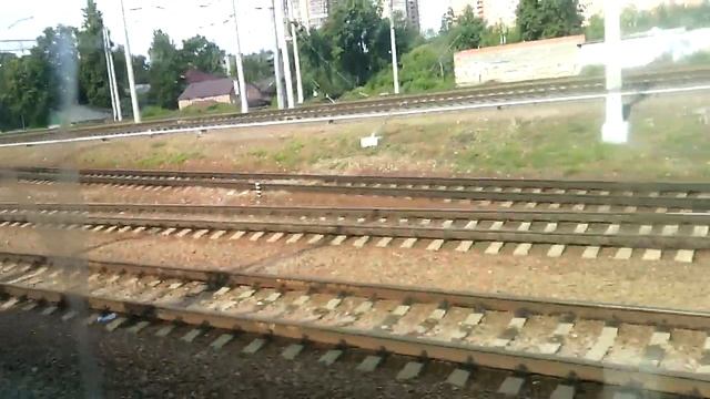 2014 | Вид из окна электропоезда Мытищи - Софрино. смотреть онлайн