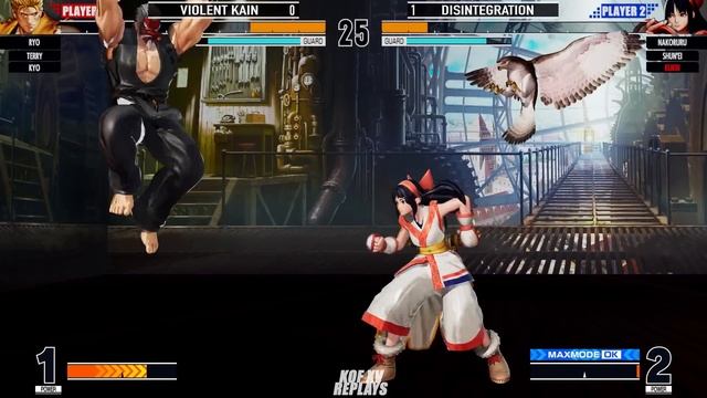 KOF XV 🔥 Violent Kain (Ryo/Terry/Kyo) vs Disintegration (Kukri/Nakoruru/Shun'ei) 🔥 Steam смотреть онлайн