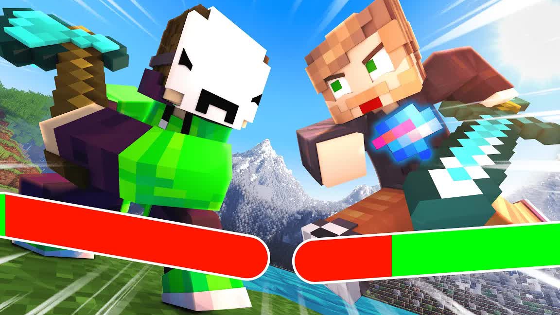 ФИНАЛ ДРИМ ПРОТИВ МИСТЕРА БИСТА, но с БАТОНЧИКАМИ для ЗДОРОВЬЯ МАЙНКРАФТ смотреть онлайн