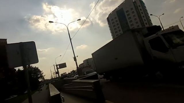 С работы домой.