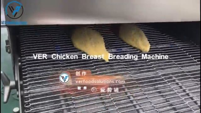 VER Chicken Breast Breading Machine смотреть онлайн