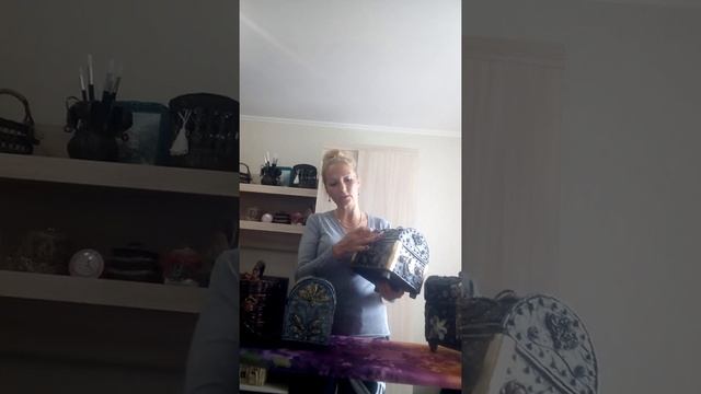 Галина Космірак .Сумка -сундук із газетних трубочок.Мої роботи смотреть онлайн