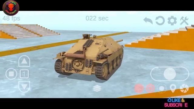 Tank Physics Mobile Vol 2 gameplay android tank driving simulator game best Tank game android game смотреть онлайн