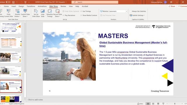 DHEI Presentation: Amsterdam School Of International Business