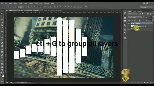 Photoshop Tutorial :I: Bryan Fury Poster Design Time-lapse смотреть онлайн