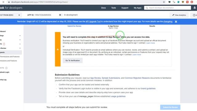How to submit a Facebook app for review to get the manage_pages permission смотреть онлайн