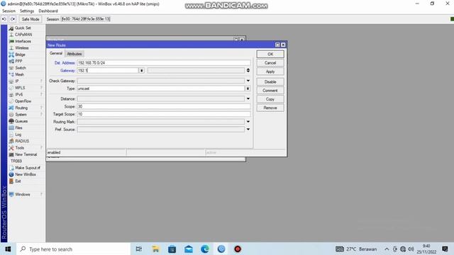 Konfigurasi static routing mikrotik смотреть онлайн
