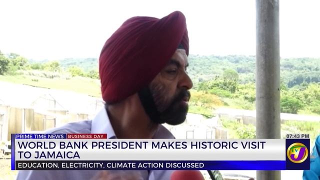 World Bank President Makes Historic Visit to Jamaica | TVJ Business Day смотреть онлайн
