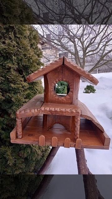 Красивые кормушки и скворечники для птиц смотреть онлайн