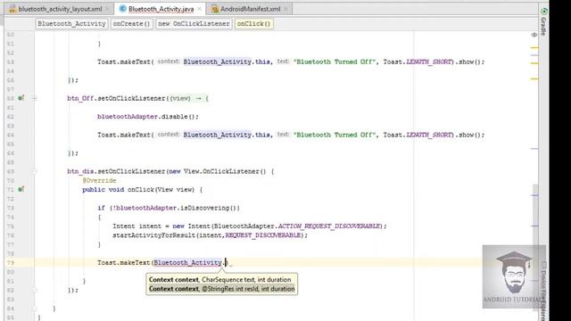 Make Bluetooth Discoverable and Paired Devices List смотреть онлайн