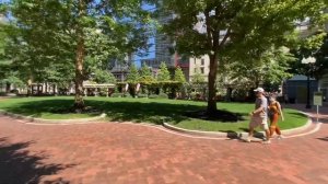 Downtown Boston Walking Tour - Central Business District of Massachusetts, USA