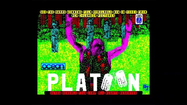 Platoon - 01 - Title Screen Music - Sinclair ZX Spectrum смотреть онлайн