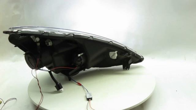 CrazyTheGod FIT/JAZZ 08-11 PRE-FACELIFT Guide LED Halo Projector Headlight Headlamp Black for HONDA смотреть онлайн