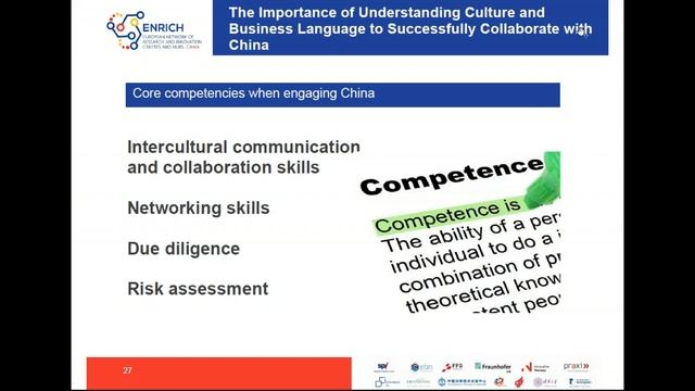 ENRICH in China Webinar: Understanding Culture and Business Language When Collaborating with China смотреть онлайн
