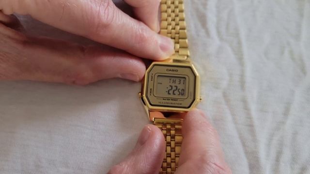 How To Change Time & Date Casio Watch (Model LA680W)