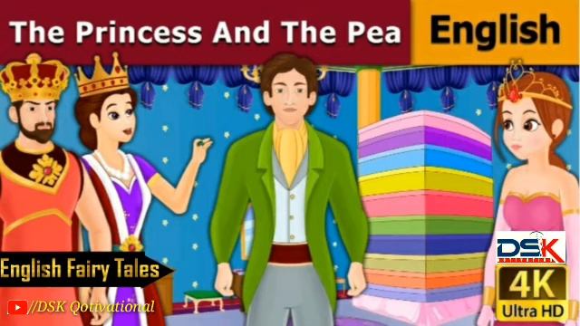 English Fairy tales:The princess and the Pea|English story смотреть онлайн