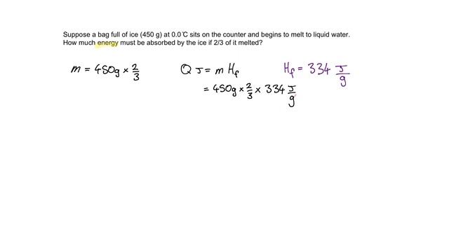 Quantitative Heat Problems Workthrough