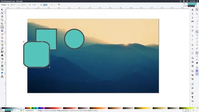 Creating Squares & Circles - Inkscape Tutorial смотреть онлайн