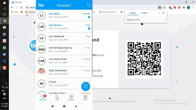 How to conntect bip app to laptop and computer | How to use bip app in pc | How to bip app | Bip ap смотреть онлайн