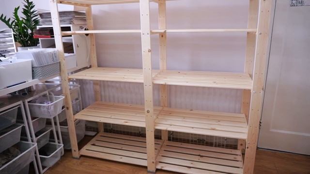 Office Transformation | Building IKEA Henje Shelves For My Small Business! смотреть онлайн