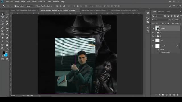 Movie Poster Design in Photoshop | Free Tutorial 2022 🔥 смотреть онлайн
