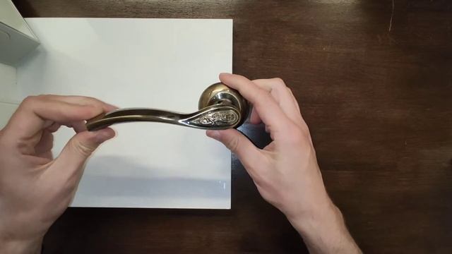 Ручка дверная Флория AB бронза смотреть онлайн