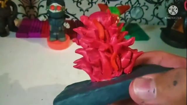 🔥Хенк и огненный демон Трикки из пластилина . Меднес комбат🔥