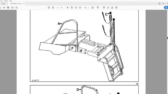 Claas Mega II 218 208 204 203 202 - Operator's Manual смотреть онлайн