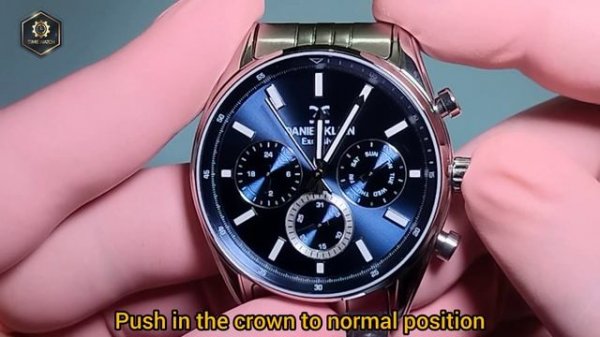 How to set the TiMe Daniel Klein Multifunction DK.1.13523-2 @timewatchdc