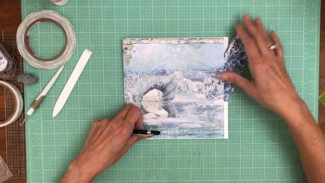 Arctic Antarctic P7 Scrapbook Mini Album tutorial смотреть онлайн