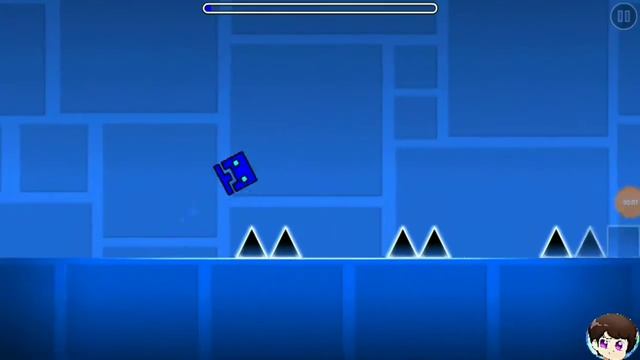 Прошел 4 уровня в GEOMETRY DASH смотреть онлайн