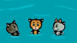 Мультик Три котенка: Не пойдем одни к реке