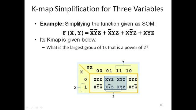 EEE241-DLD-5-a: Boolean function simplification-3 var maps смотреть онлайн