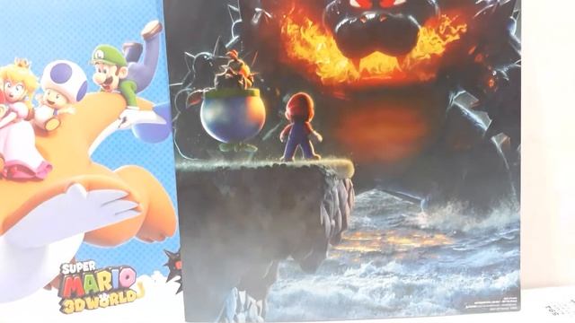 Super Mario 3D World + Bowser's Fury Gamestop Exclusive Posters Review