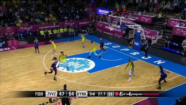 12.04.2019 Breanna Stewart 32 points Highlights vs ZVVZ USK Praha смотреть онлайн