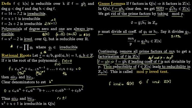 Irreducible Polynomials смотреть онлайн