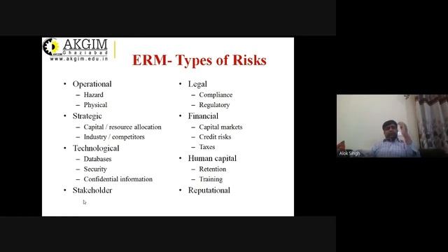 Unit 3- Lecture 7- ERM Types of Risks смотреть онлайн