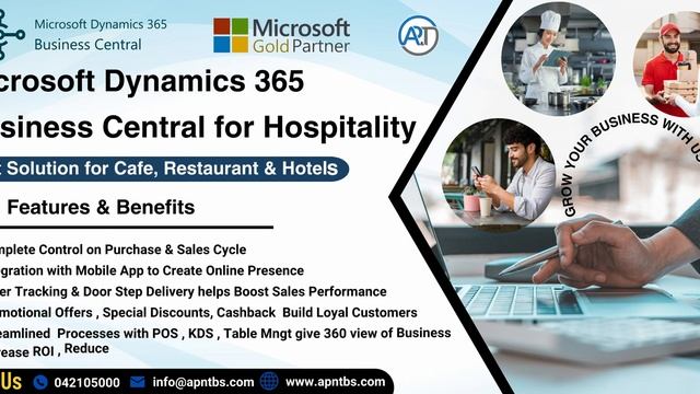 AP&T Offers Cloud Erp Dynamics 365 Business Central For Café, Restaurant And Hotels