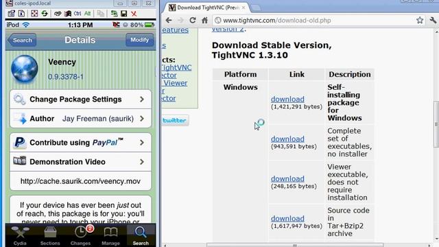 IPhone Tweaks - Veency смотреть онлайн