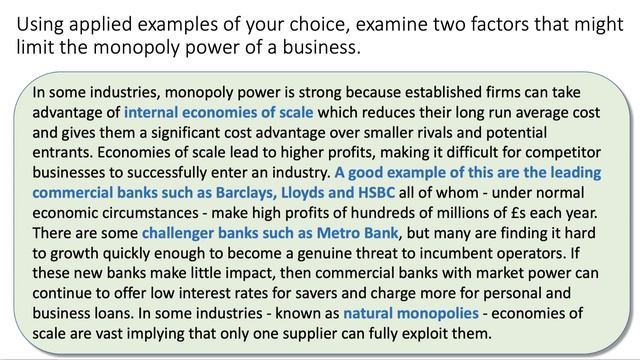 Essay Plan: Limits on Monopoly Power I A Level and IB Economics смотреть онлайн