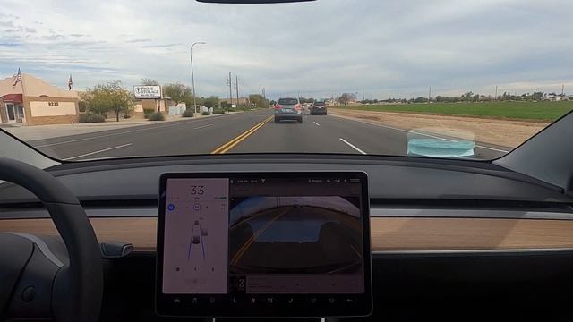 Autopilot UNCUT City Drive With Overcast (HW3 2020.4.1) смотреть онлайн