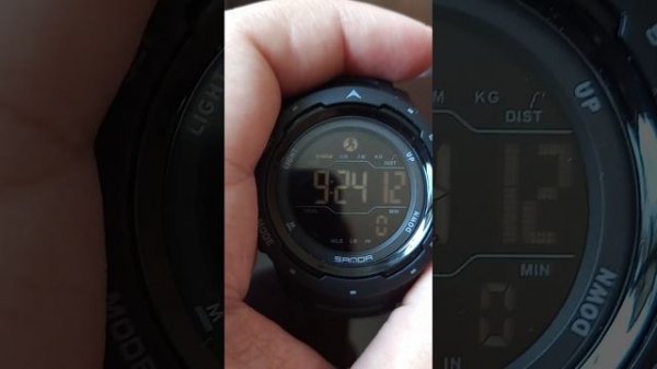 Relógio Sanda modelo 2145 - Como utilizar a função caminhada ou corrida.