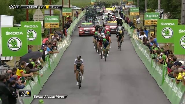74 KM à parcourir - Étape 10 (Escaldes-Engordany / Revel) - Tour de France 2016 смотреть онлайн