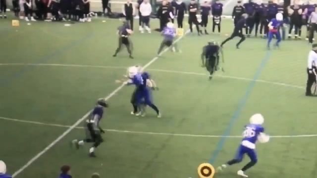 Linebacker punches Slot Receiver смотреть онлайн