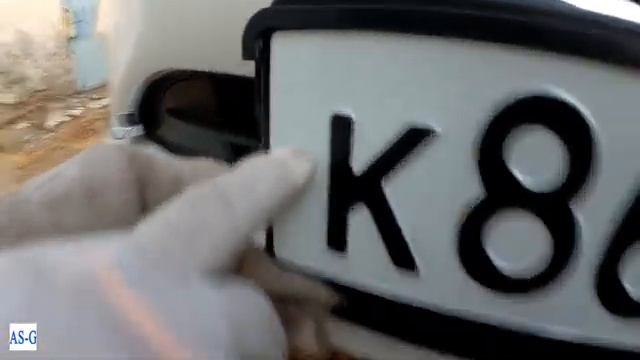 Как вставить номер авто в рамку номерного знака