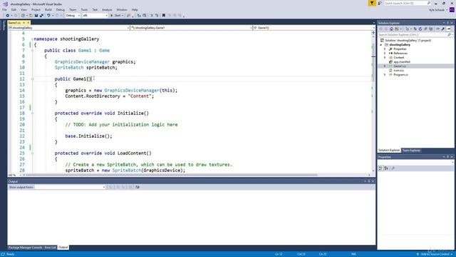 02. MonoGame Project Structure смотреть онлайн