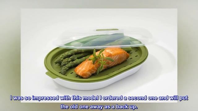 GoodCook BPA-Free Plastic Microwave Vegetable and Fish Steamer, Green смотреть онлайн