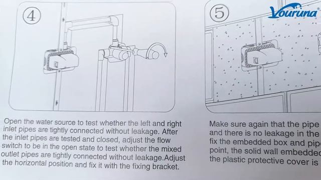 How to install waterfall wall mounted bathroom sink faucet with rough-in-valve? смотреть онлайн