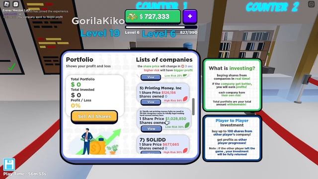 Becoming a millionaire by opening my Business in roblox| Roblox Online Business simulator 3 смотреть онлайн